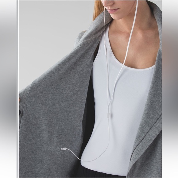 Lululemon Coast Wrap II In Heathered Medium Grey Size 2 - Picture 6 of 13